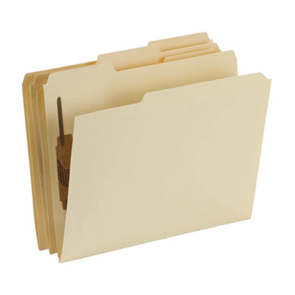 Pendaflex 1/3-cut Manila Fastener Folders, Letter Size (8 1/2in x 11in), 1/3 Tab Cut, Manila, Box Of 50 MPN:M13U13