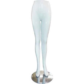 Female Half Mannequin with Base - Lower - White AHM-01