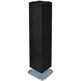 Global Approved 701464-BLK 4-Sided Interlocking Pegboard Floor Display 14
