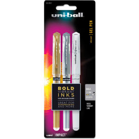 uni-ball® Impact Bold Gel Pen - 1mm - Assorted Metallic Colors - 3 Pack 1919997
