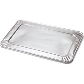HFA® Steam Pan Foil Lid Fits Full-Size Pan 45 Gauge Silver 50/Case 205045