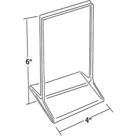 Global Approved 142726 Vertical Top Load Acrylic Sign Holder 4