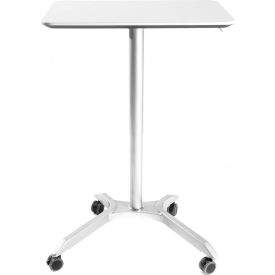 Seville Classics AIRLIFT™ XL Sit-Stand Mobile Desk White OFF64801B