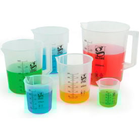 Beaker Diamond Essentials Griffin Style Low Form Printed Graduations PP 250mL 6/Pack 3650-250