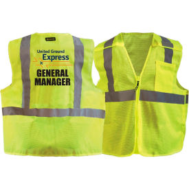 S Recycled Class 2 Mesh Breakaway W/United Ground Express Logo & 