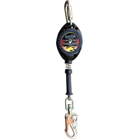 Guardian 10950 Velocity 10' Galvanized Cable Self Retracting Lifeline with Steel Snap Hook 10950