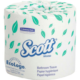 Scott® Essential Standard Roll Bathroom Tissue Septic Safe 2-Ply 550 Sheets/Roll 80 Rolls KIM04460