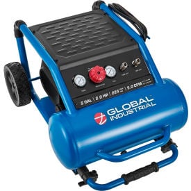 GoVets™ Portable Direct Drive Air Compressor 2.0 HP 5 Gal 5.0 CFM Oil-Free 753133