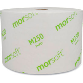 Morcon Tissue Small Core Bath Tissue Septic Safe 2-Ply White 1250/Roll 24 Rolls/Case M250