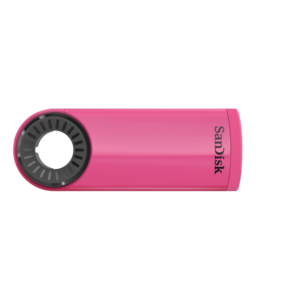 SanDisk Cruzer Dial USB 2.0 Flash Drive, 32GB, Pink (Min Order Qty 4) MPN:SDCZ57-032G-A4P