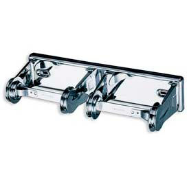 San Jamar® Locking 2 Roll Toilet Tissue Dispenser - R260XC R260XC - Pkg Qty 12