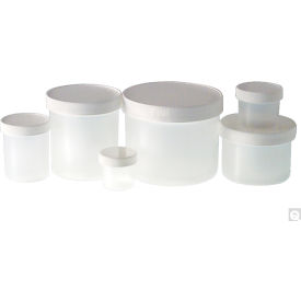 Qorpak® 8oz Natural PP Jar with 70-400 White PP Unlined Cap 175PK PLC-07433