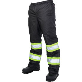 Tough Duck Poly Oxford Insulated Pull-On Safety Pants XL Black S61411-BLACK-XL