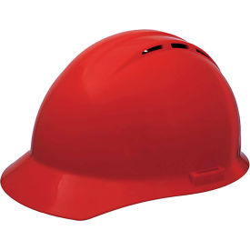 ERB® Americana® Vented Cap 4-Point Nylon Mega Ratchet® Suspension Red WEL19454RE - Pkg Qty 12