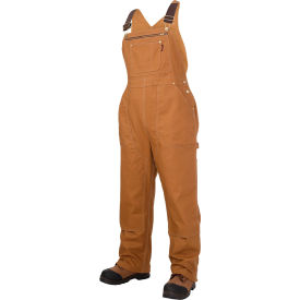 Tough Duck Stretch Unlined Bib Overall 2XL Brown WB061-BROWN-2XL