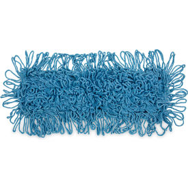 Boardwalk® Mop Head Dust Looped-End Cotton/Synthetic Fibers 18 x 5 Blue BWK1118