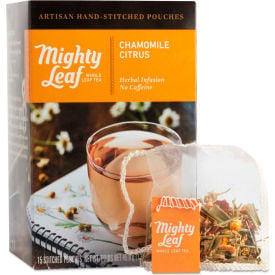 Mighty Leaf® Tea Whole Leaf Tea Pouches Chamomile Citrus 15/Box 510136