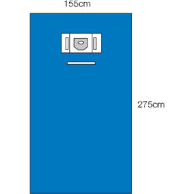 3M™ Steri-Drape Large Ophthalmic Sheet w/Aperture 2 Pouches 1065B 14/Carton 2 Carton/Case MMM 1065B