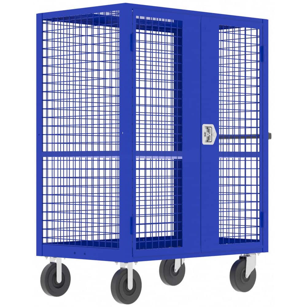 Carts, Cart Type: Security , Width (Inch): 24 , Assembly: Comes Assembled , Material: Steel , Length (Inch): 48  MPN:F89063VCBL