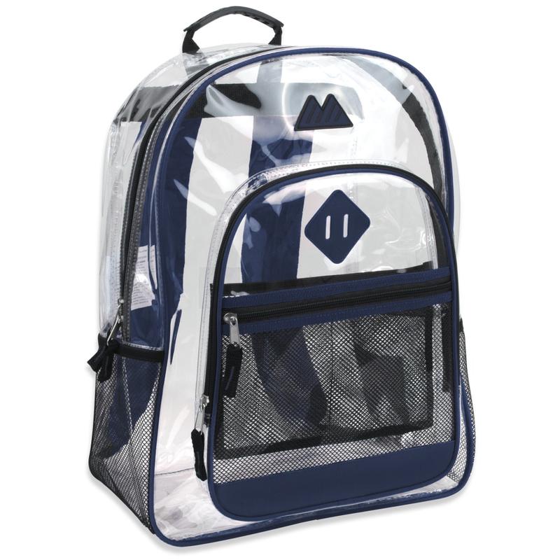 Trailmaker Clear Backpack, Blue MPN:7796BLU