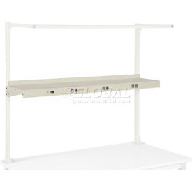 GoVets™ Steel Shelf W/ 6 Single Outlets 48