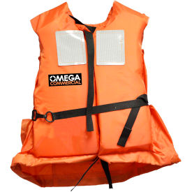 Flowt 41200-UNV Commercial Offshore Performance Life Vest Type I Orange Universal Adult 41200-UNV