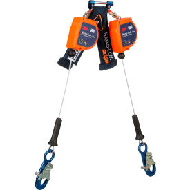 3M™ DBI-SALA Nano-Lok Edge Twin-Leg Personal Self Retracting Lifeline Aluminum Snap Hook 8'L 7012819231