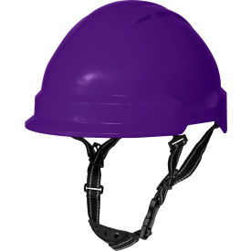 Delta Plus Americana Climbing PEAK Safety Helmet Type 2 4-Point Mega Ratchet Suspension Purple WEL22228PU