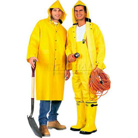 ComfitWear® 2-Piece 48 Inch Raincoat Yellow Polyester 3XL RC-300 3XL - Pkg Qty 10