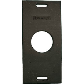 Cortina Recycled Rectangular 30Lb. Rubber Base Black 03-752-30 03-752-30