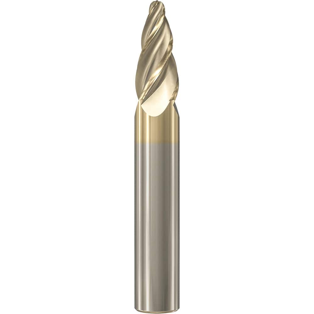 Barrel Cutter End Mills; End Type: Oval Form; Material: Solid Carbide; Small End Diameter (mm): 2.00; Shank Diameter (mm): 10.0000; Length of Cut (mm): 24.7000; Overall Length (mm): 72.0000 MPN:XFO-AL4M10R85F