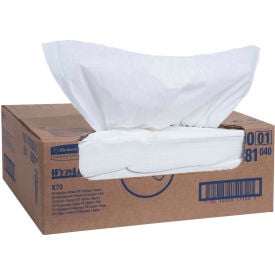 WypAll® X70 Cloths Flat Sheet 16.6 x 14.9 White 300/Carton 41100