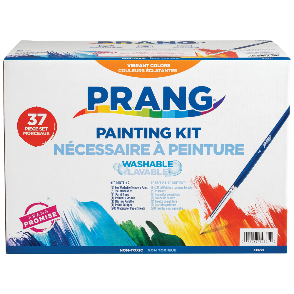 Prang Washable Tempera Paint Kit, Kit Of 37 Pieces MPN:X14721