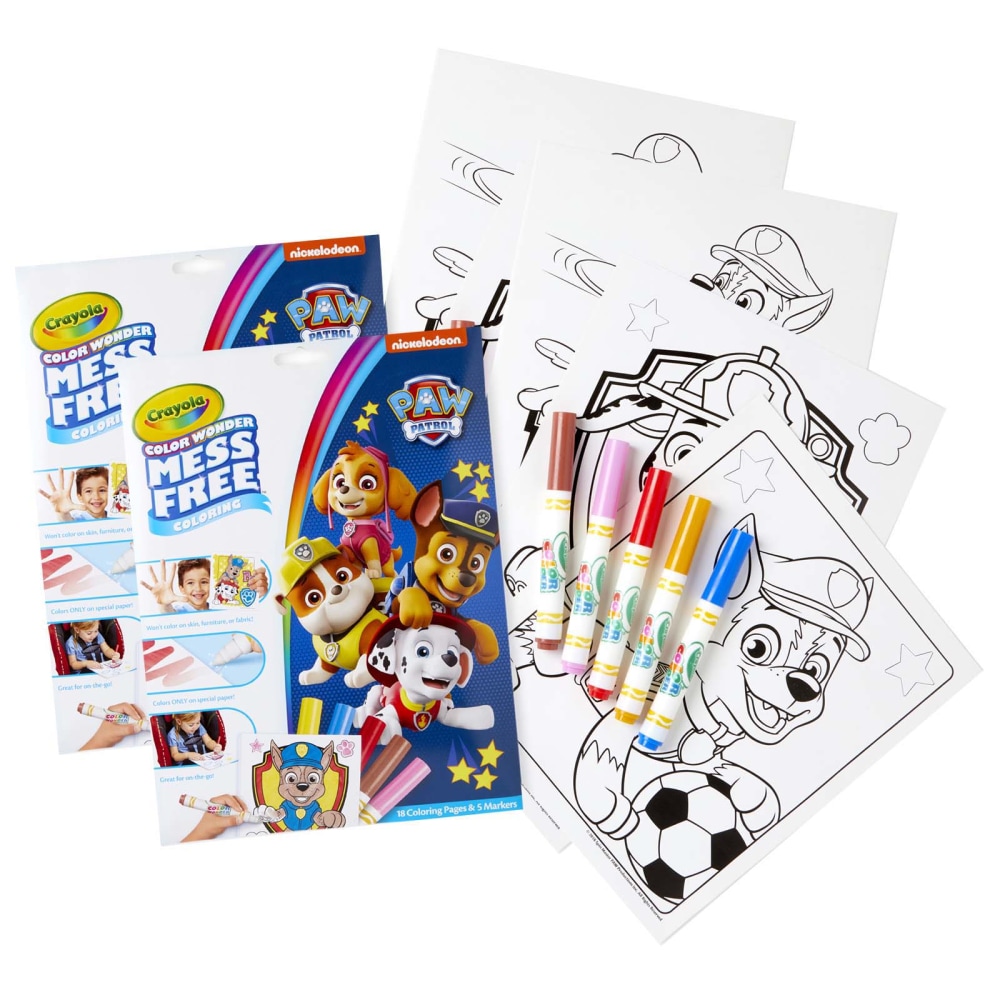 Crayola Color Wonder Mess-Free Coloring Pads & Markers, Paw Patrol (Min Order Qty 5) MPN:BIN757007-2