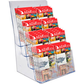 Global Approved 252377 Four-Tier Brochure Holder 9-1/4