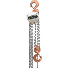 OZ Lifting Products Spark Resistant Manual Chain Hoist 5 Ton Capacity 10' Lift OZSR050-10CH