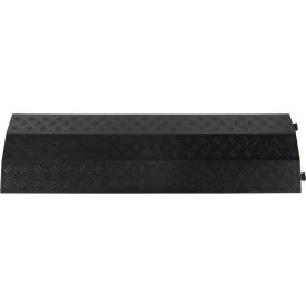 GoVets™ 1-Channel Drop Over Cable Protector 18000 lbs. Capacity Black 625670