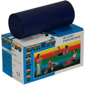 CanDo® Latex-Free Exercise Band Blue 6 Yard Roll 1 Roll/Box 10-5614