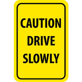 NMC TM72H Traffic Sign Caution Drive Slowly 18