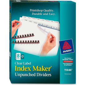 Avery Index Maker Clear Label Divider Blank 8.5