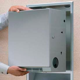 Bobrick® Automatic Touch Free Pull Paper Towel Dispenser Module Satin Stainless Steel B3961-50