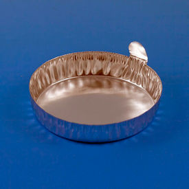 Aluminum Weighing Dish 70mm With Tab 2.0g/80mL Crimped Side 1000/Pack 8307