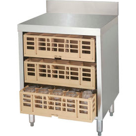 Advance Tabco CRCR-24 Flat Top Closed Glass Rack 24