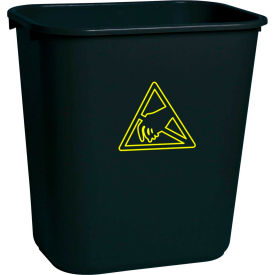 Transforming Tech ESD Trash Can 28 Quart WBAS 28 - Black WBAS28