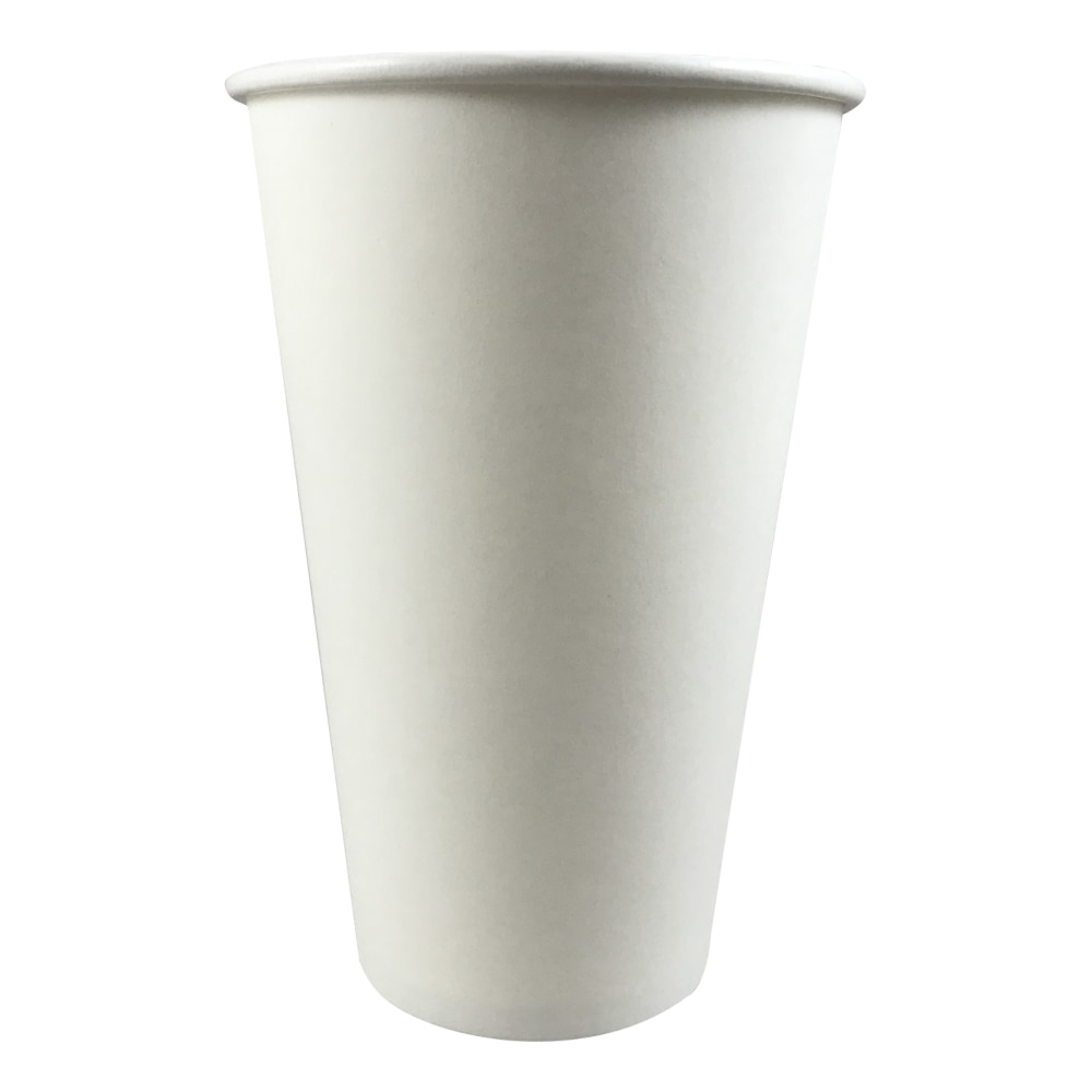 Hotel Emporium Hot/Cold Paper Cups, 16 Oz, White, Pack of 50 Cups MPN:16OZHOTCUPPK
