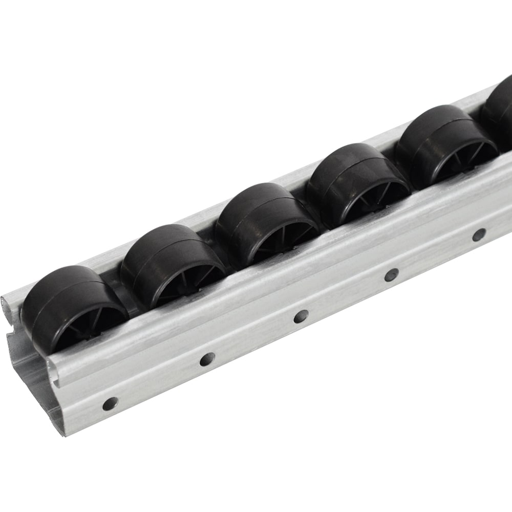 Framing Pipe Accessories; Accessory Type: Roller Track ; For Use With: Flexpipe Modular Systems ; Material: Steel; Plastic ; UNSPSC Code: 40175300 MPN:R40-RT96