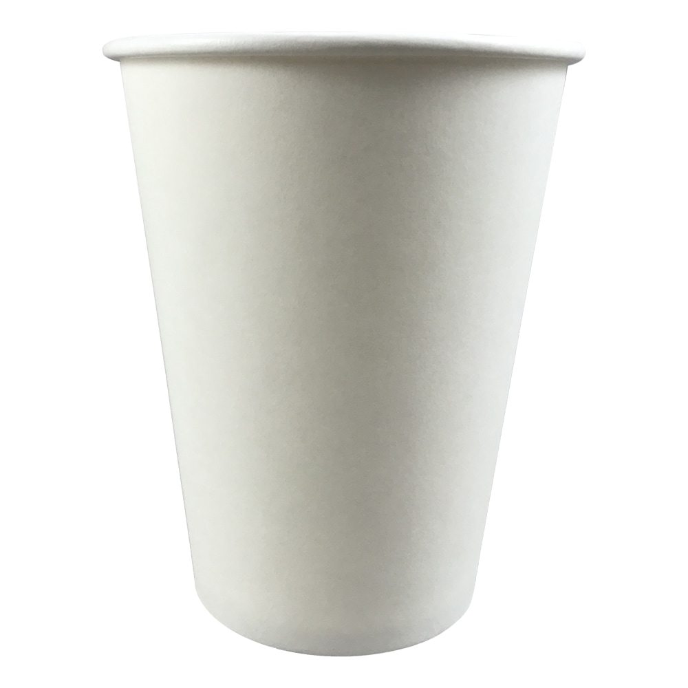 Hotel Emporium Hot/Cold Paper Cups, 12 Oz, White, Pack Of 50 Cups MPN:12OZHOTCUPPK