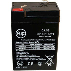 AJC® Power-Sonic PS-640 Sealed Lead Acid - AGM - VRLA Battery AJC-C4.5S-J-1-137766