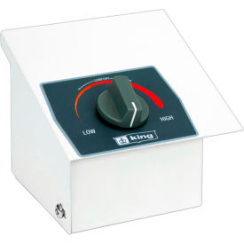 King Electric Double Pole Thermostat Kit with Left Side Wiring For KCV 120/208/240V White KCVT-2L-BW