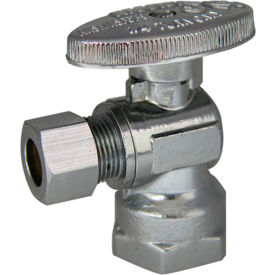 Kissler 1/4 Turn Angle Stop Chrome Plated 1/2